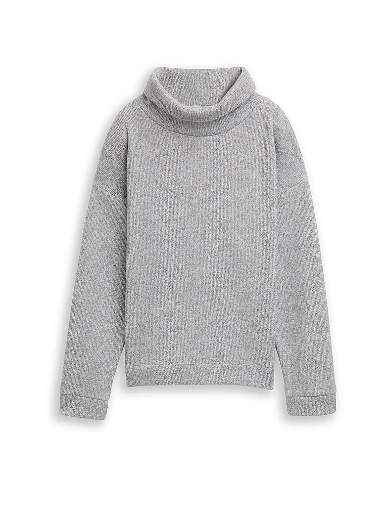 TOM TAILOR | Rollkragenpullover  | grau