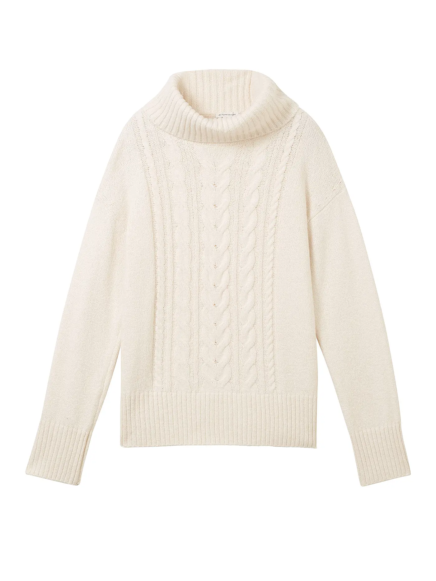 TOM TAILOR | Rollkragenpullover | beige