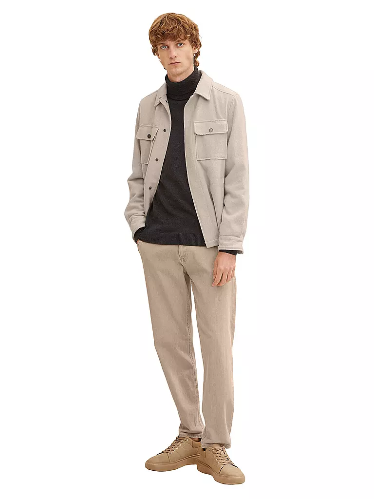 TOM TAILOR | Rollkragenpullover | grau