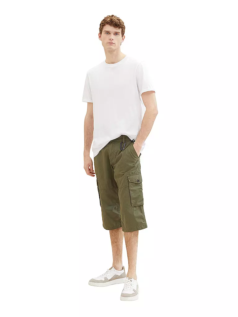 TOM TAILOR | Shorts Regular Fit | olive