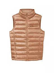 TOM TAILOR | Steppgilet | hellbraun