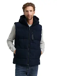 TOM TAILOR | Steppgilet | blau
