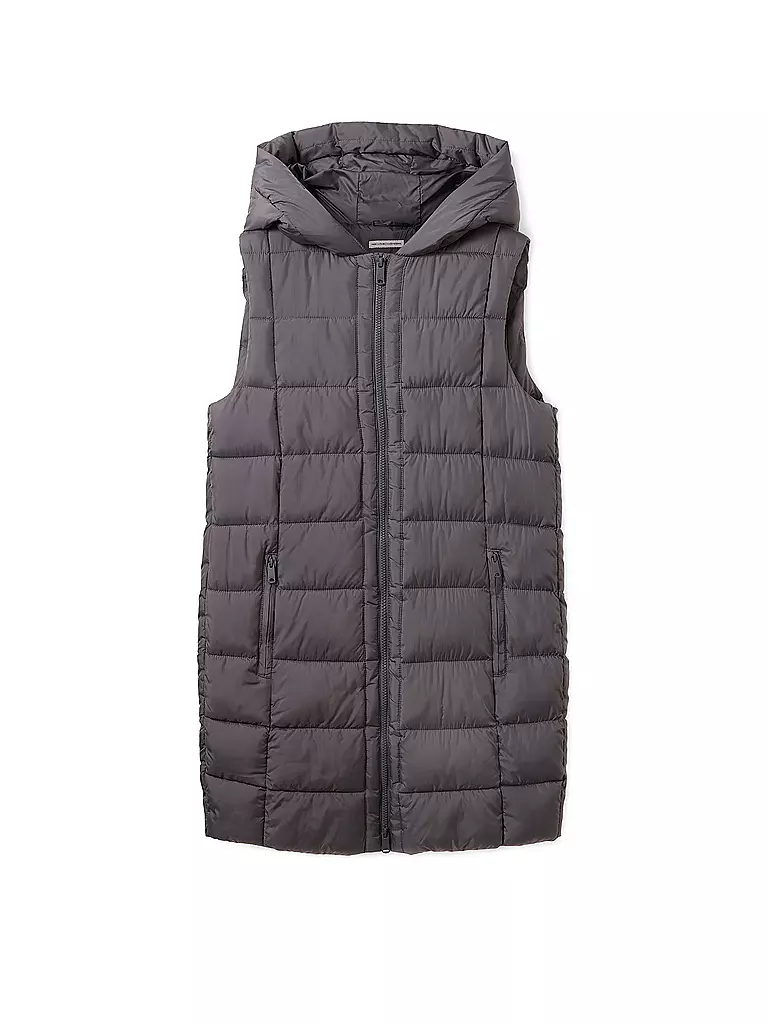 TOM TAILOR | Steppgilet | grau