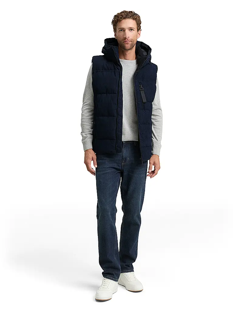 TOM TAILOR | Steppgilet | blau
