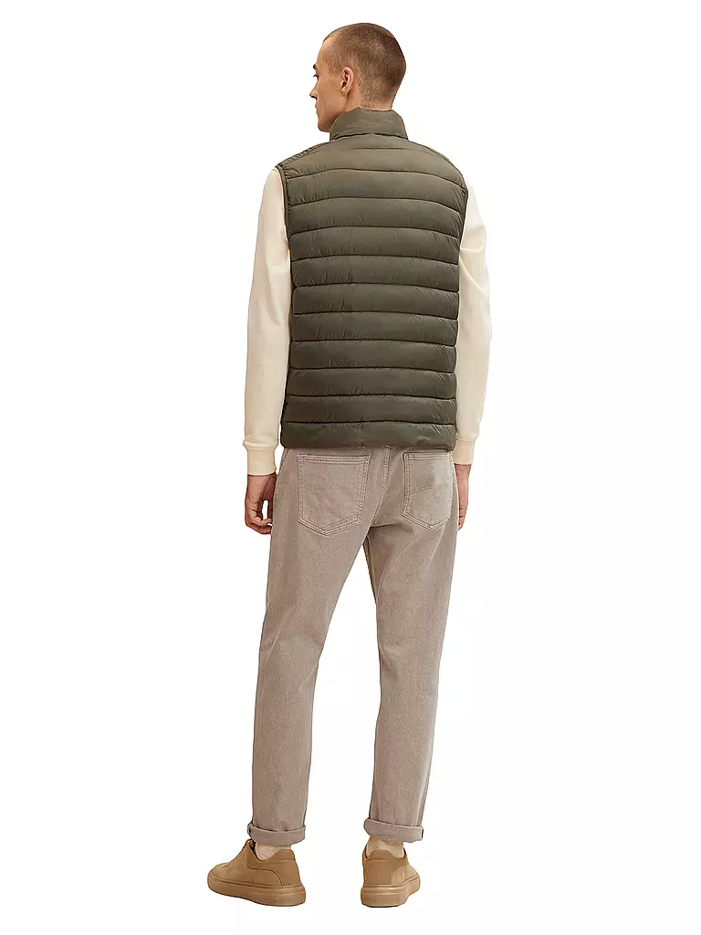 TOM TAILOR | Steppgilet | olive