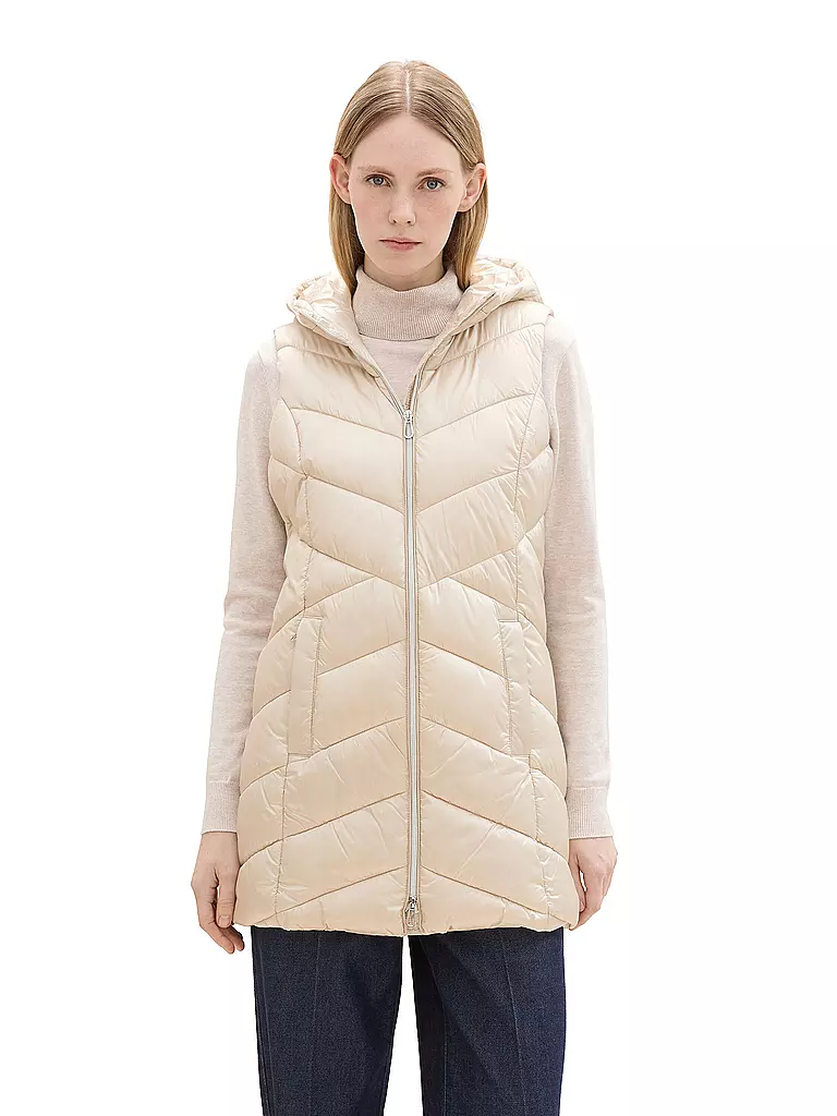 TOM TAILOR | Steppgilet | beige