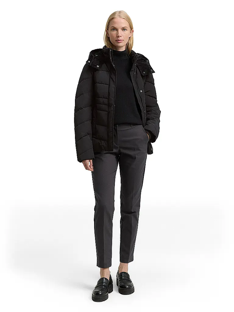 TOM TAILOR | Steppjacke  | schwarz