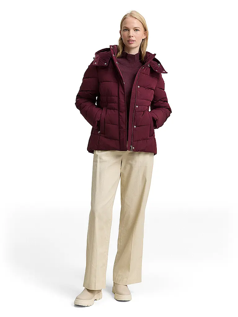 TOM TAILOR | Steppjacke  | dunkelrot