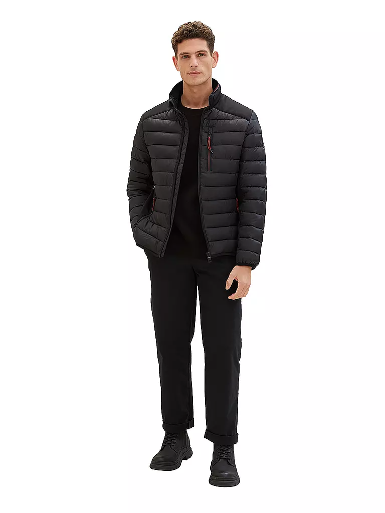 TOM TAILOR Steppjacke schwarz