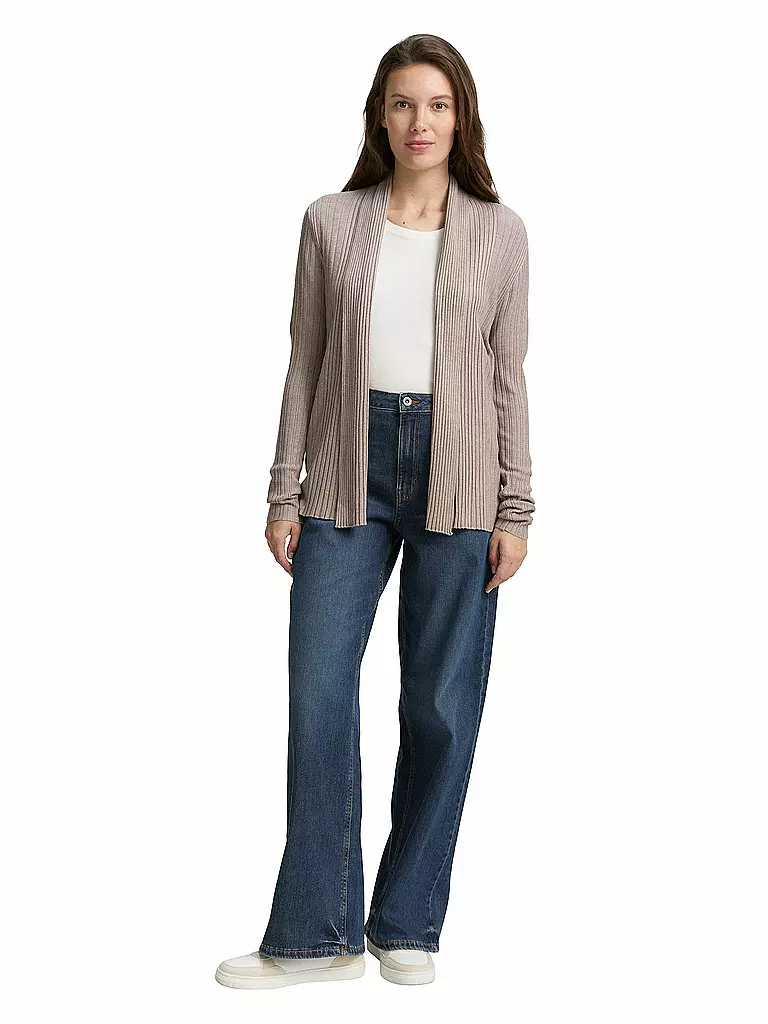 TOM TAILOR | Strickjacke  | beige