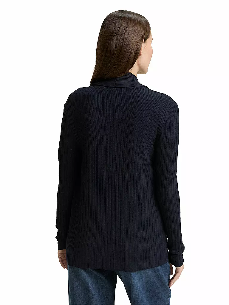 TOM TAILOR | Strickjacke  | dunkelblau