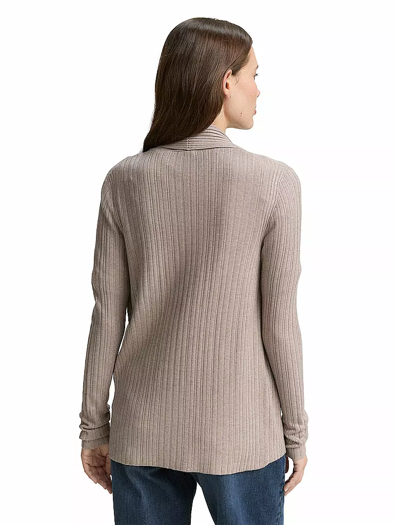 TOM TAILOR | Strickjacke  | beige