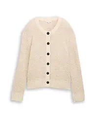 TOM TAILOR | Strickjacke | beige