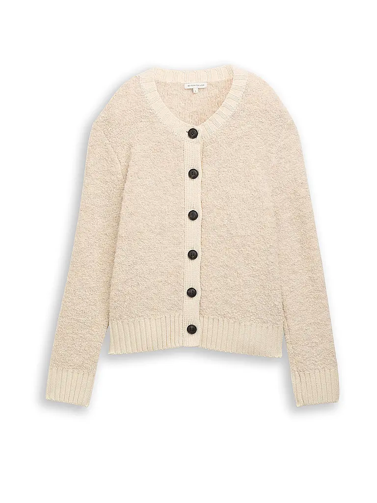 TOM TAILOR | Strickjacke | beige