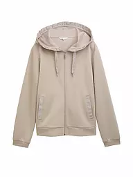 TOM TAILOR | Sweatjacke  | beige
