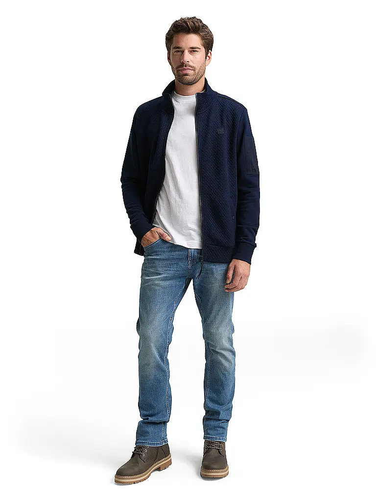TOM TAILOR | Sweatjacke  | blau