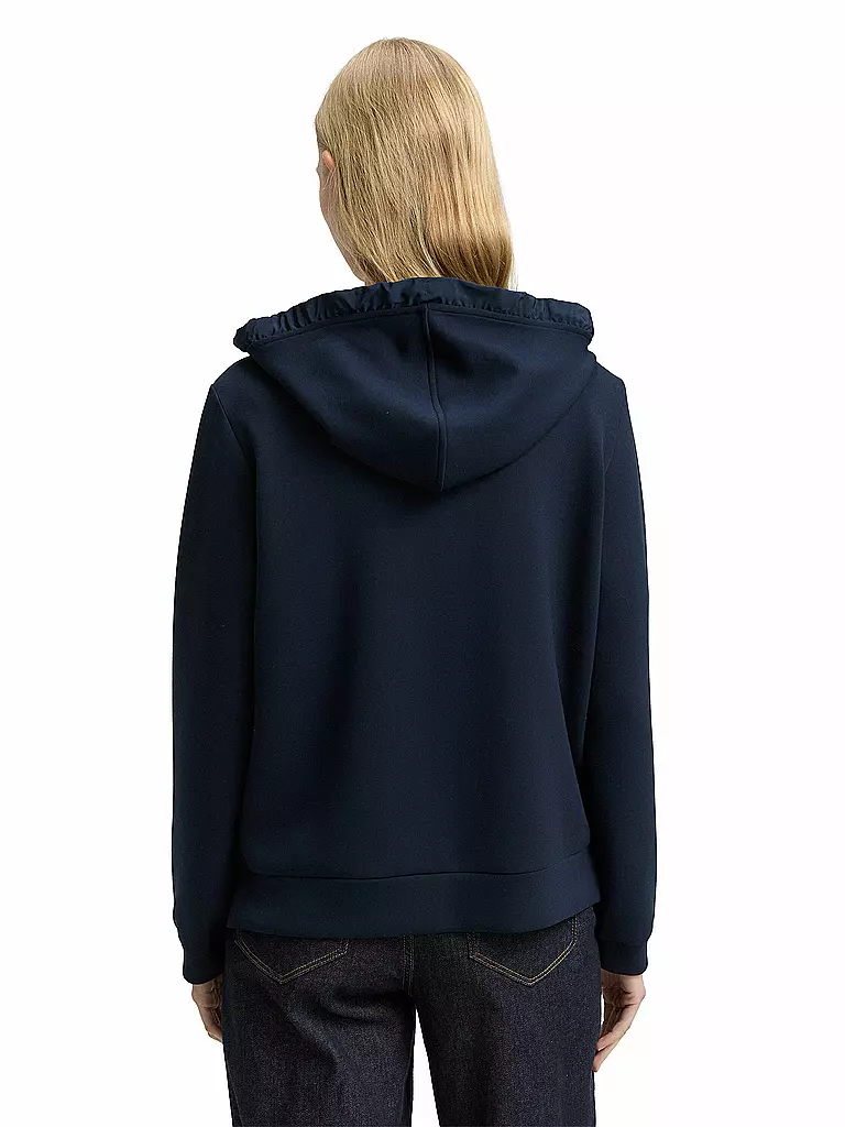 TOM TAILOR | Sweatjacke  | dunkelblau