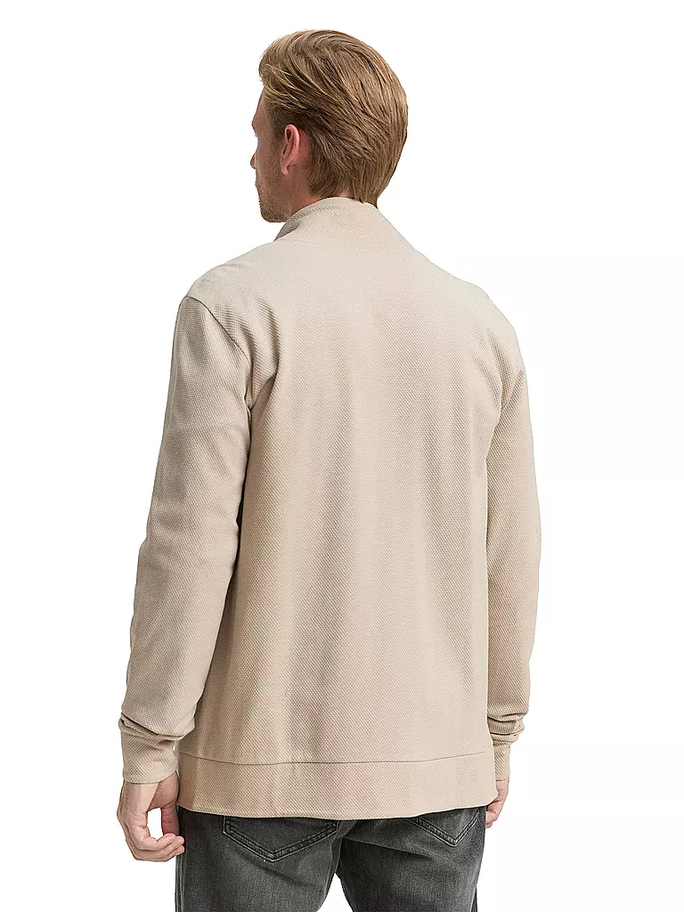 TOM TAILOR | Sweatjacke  | beige