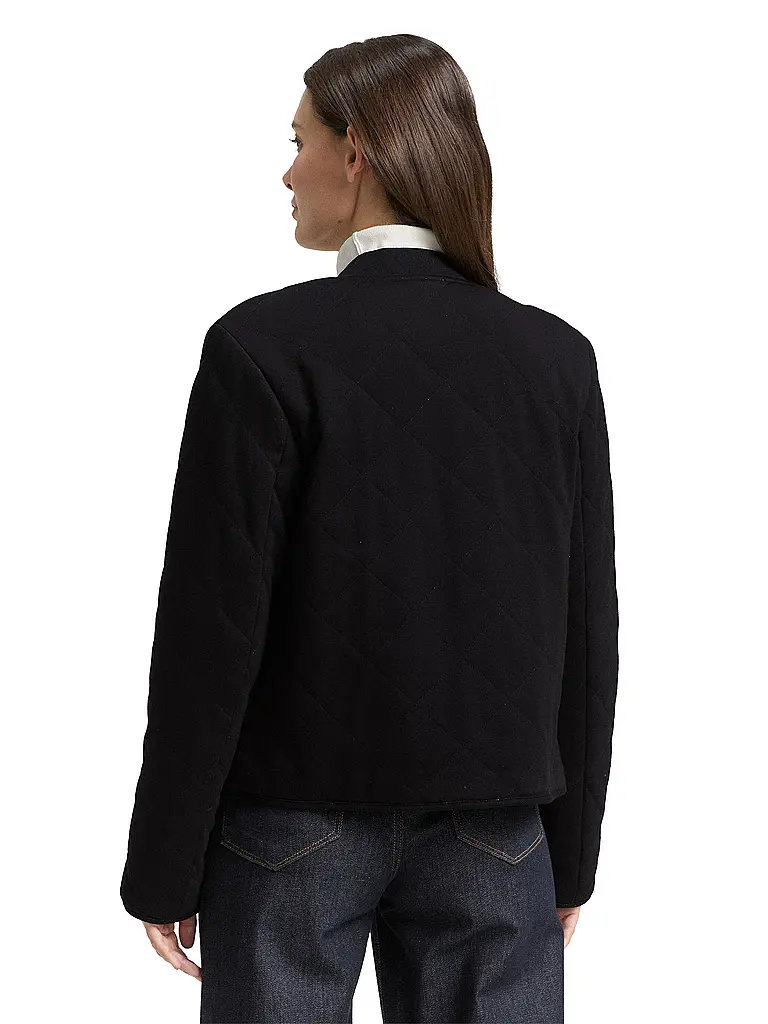 TOM TAILOR | Sweatjacke  | Schwarz