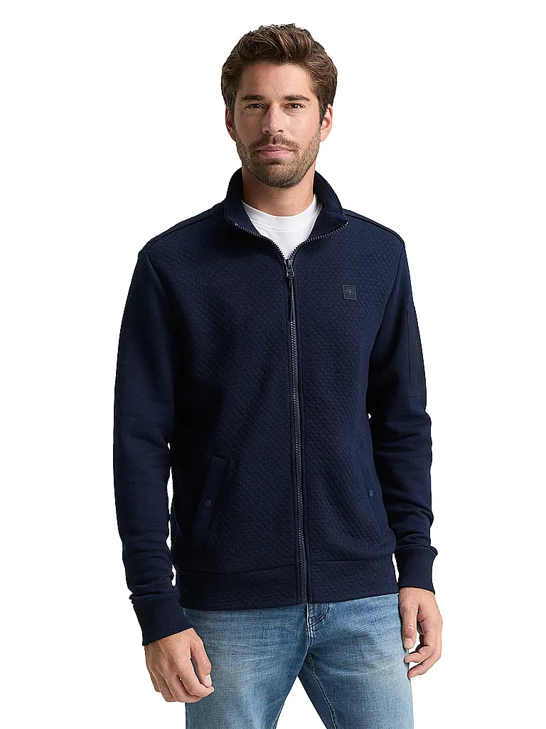 TOM TAILOR | Sweatjacke  | blau