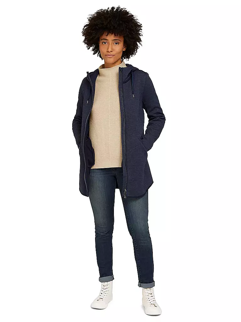 TOM TAILOR | Sweatjacke | blau