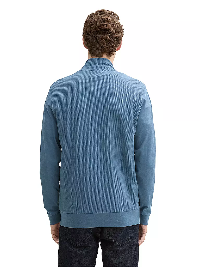 TOM TAILOR | Sweatjacke | blau