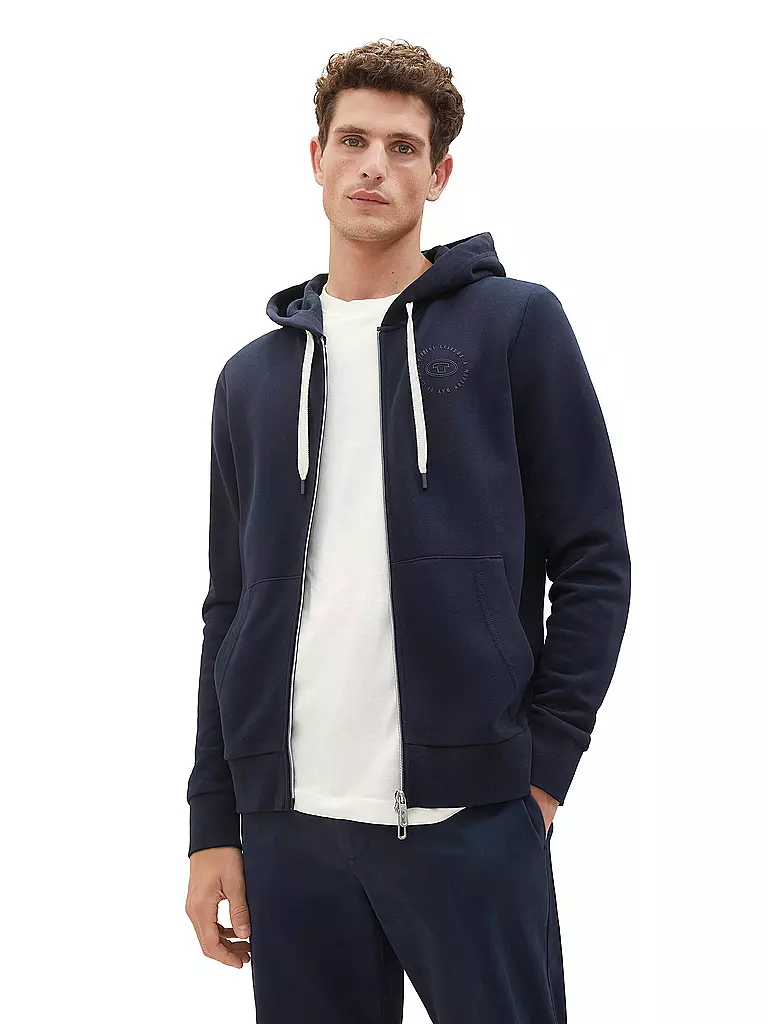 TOM TAILOR | Sweatjacke | blau