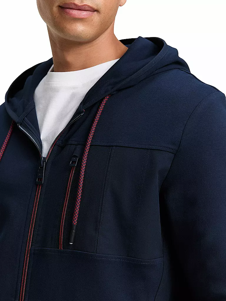 TOM TAILOR | Sweatjacke | dunkelblau