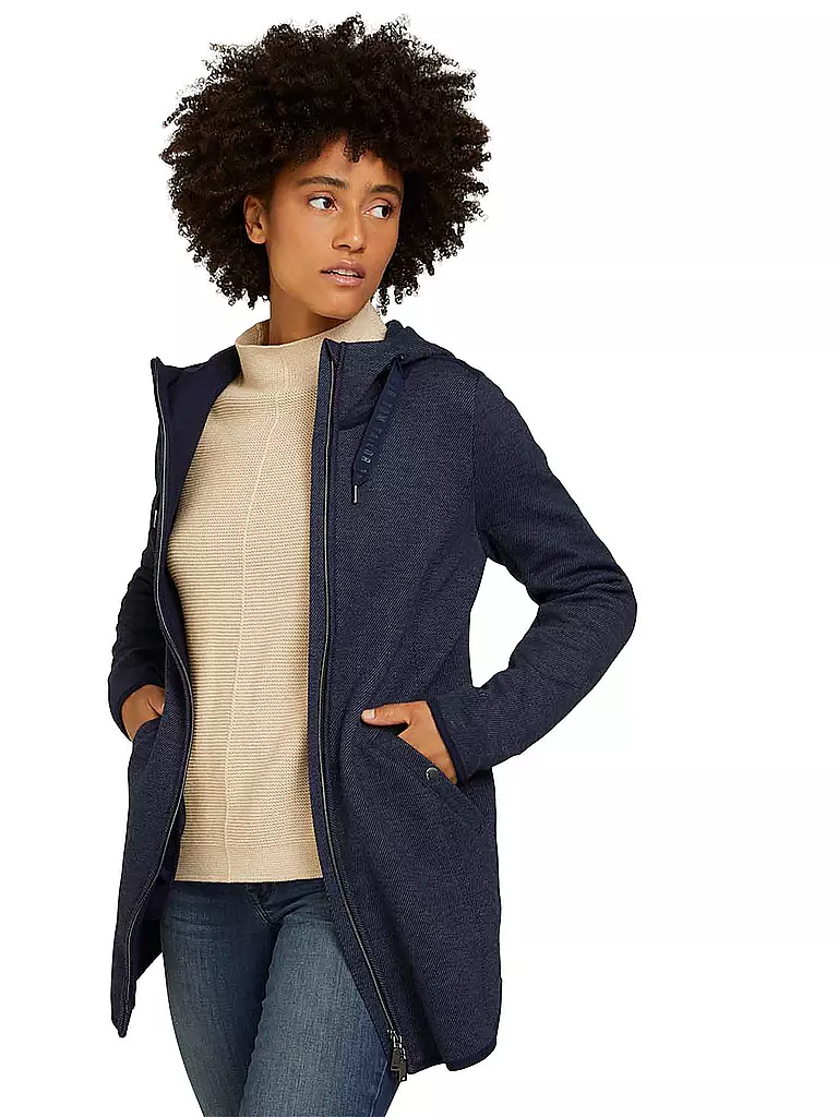 TOM TAILOR | Sweatjacke | blau