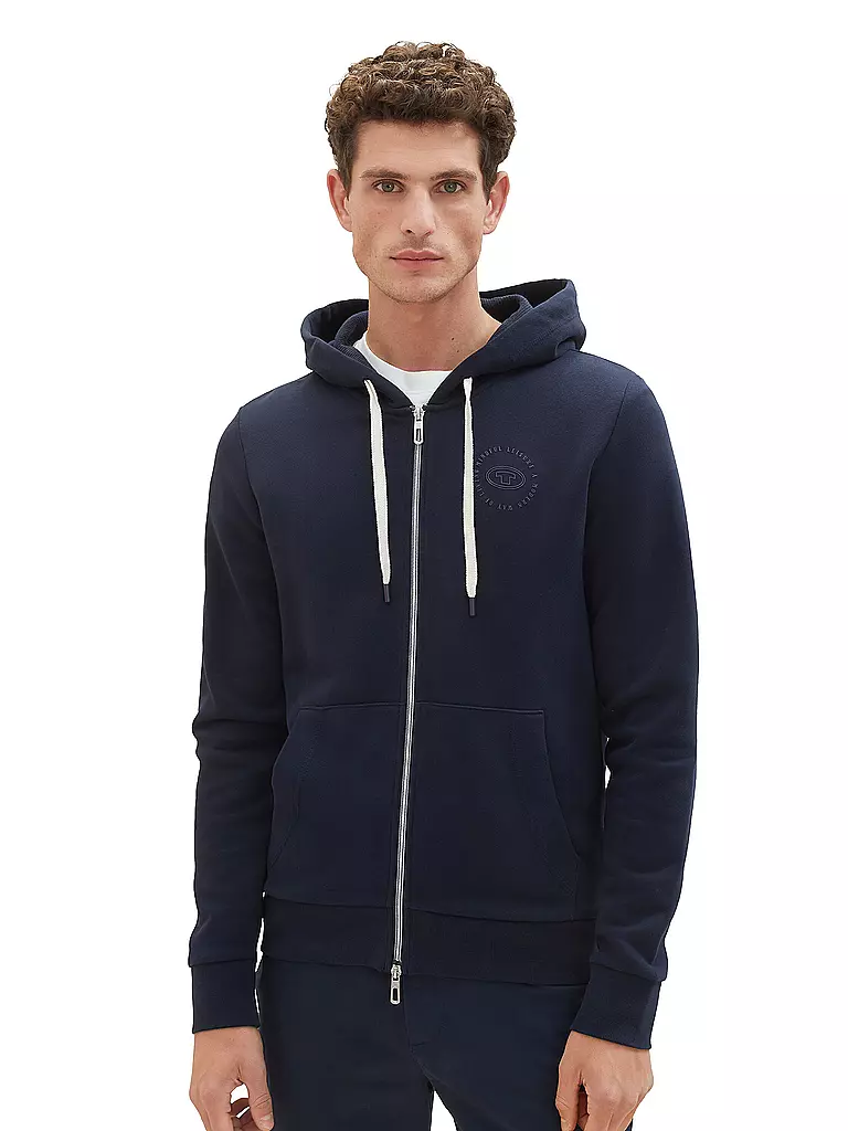 TOM TAILOR | Sweatjacke | blau