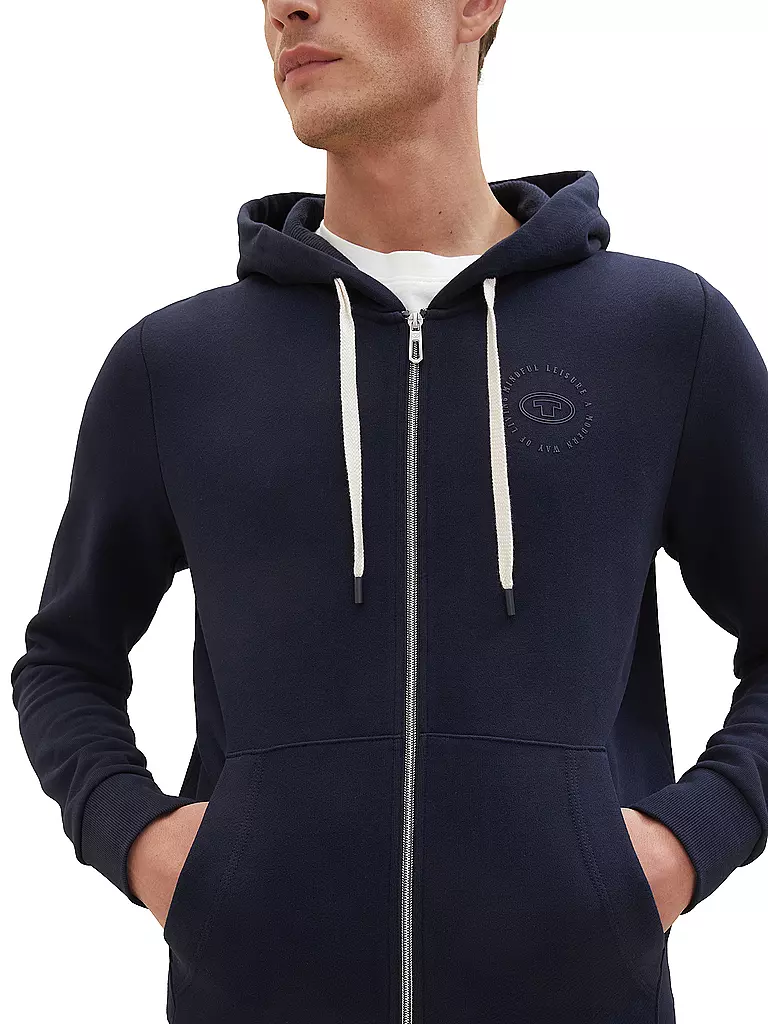 TOM TAILOR | Sweatjacke | blau
