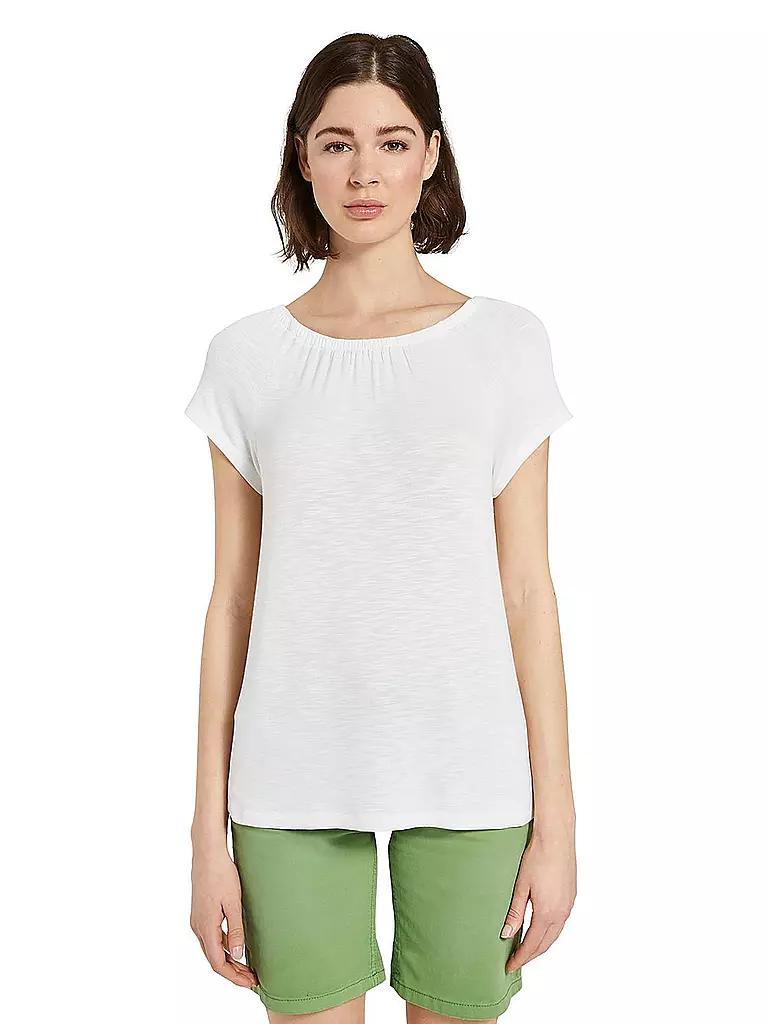 TOM TAILOR | T Shirt " Carmen " | weiß