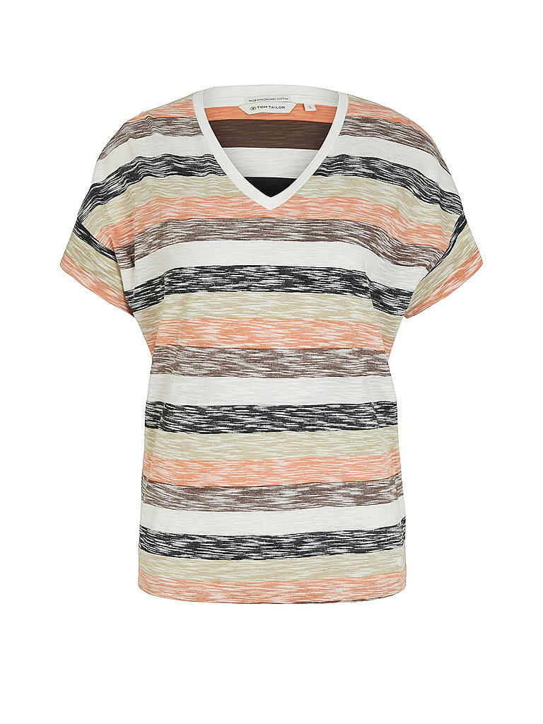 TOM TAILOR | T Shirt  | orange