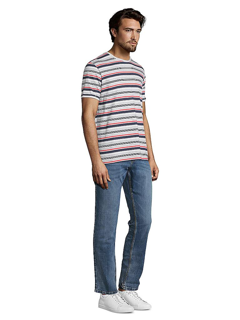 Tom Tailor Denim T-Shirt Uomo Arancione Logo Cotone Casual (IT 60, EU 56, INT