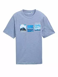 TOM TAILOR | T-Shirt  | blau