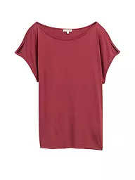 TOM TAILOR | T-Shirt  | dunkelrot