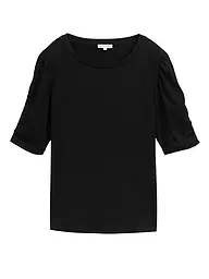TOM TAILOR | T-Shirt  | schwarz