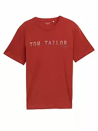 TOM TAILOR | T-Shirt  | rot