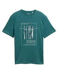 TOM TAILOR | T-Shirt  | petrol