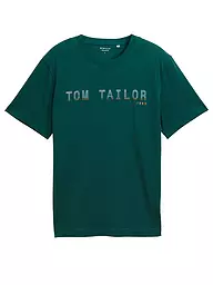 TOM TAILOR | T-Shirt  | dunkelgrün