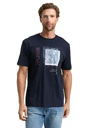 TOM TAILOR | T-Shirt  | blau