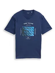 TOM TAILOR | T-Shirt  | Blau