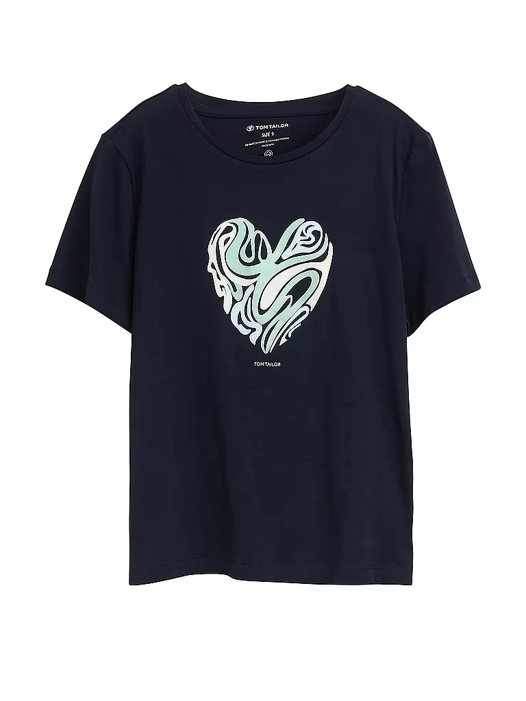 TOM TAILOR | T-Shirt  | dunkelblau