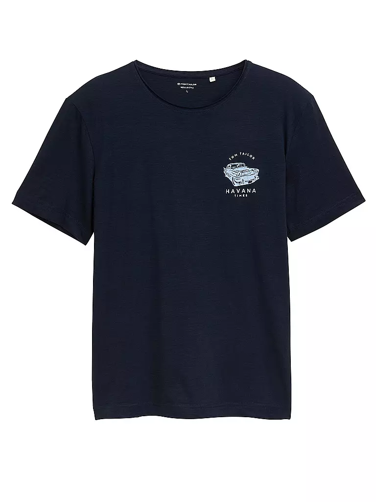 TOM TAILOR | T-Shirt  | dunkelblau