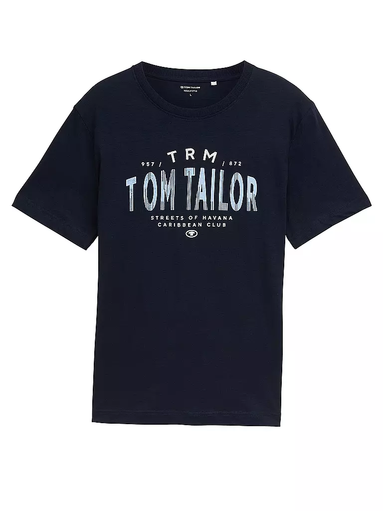 TOM TAILOR | T-Shirt  | blau
