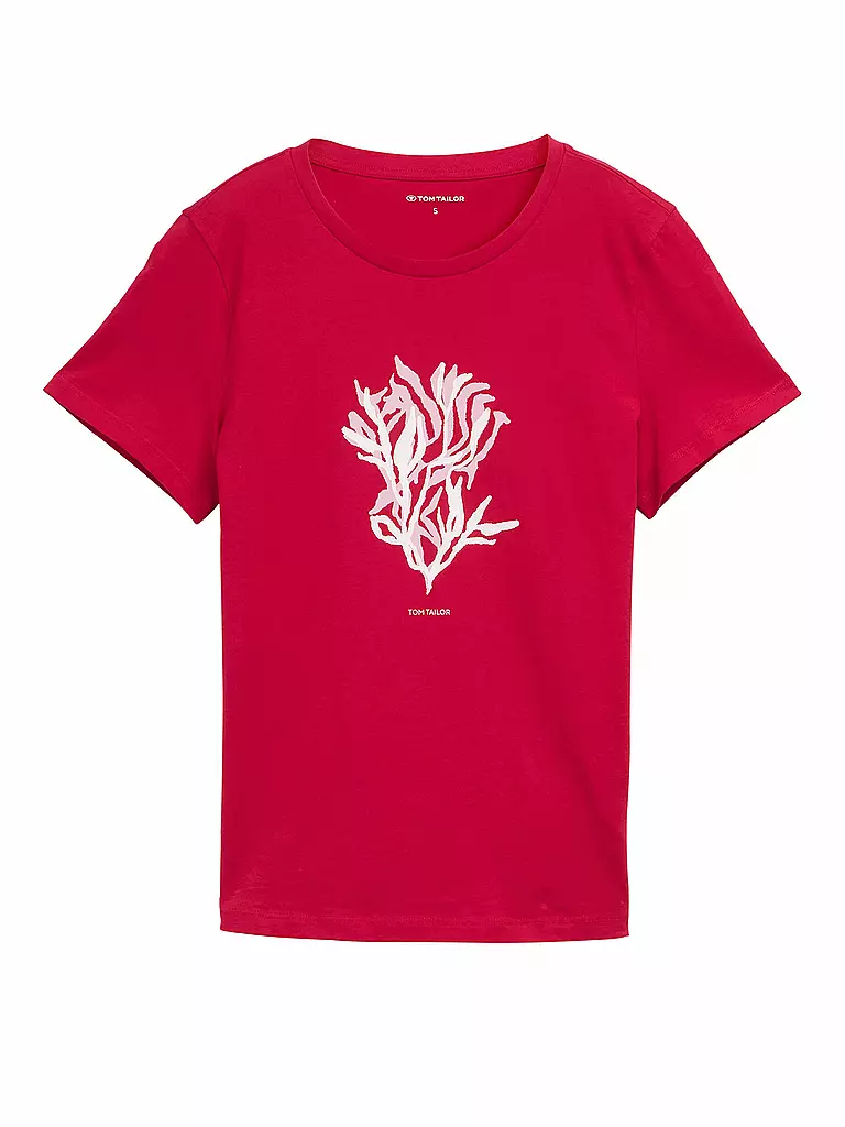 TOM TAILOR | T-Shirt  | rot