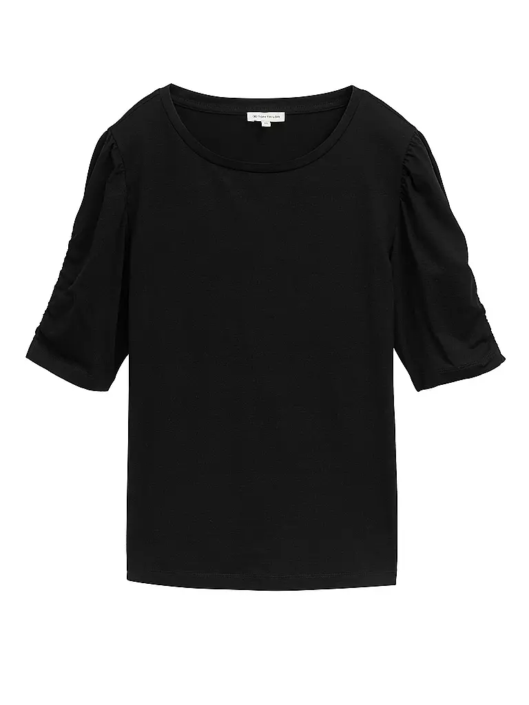 TOM TAILOR | T-Shirt  | schwarz