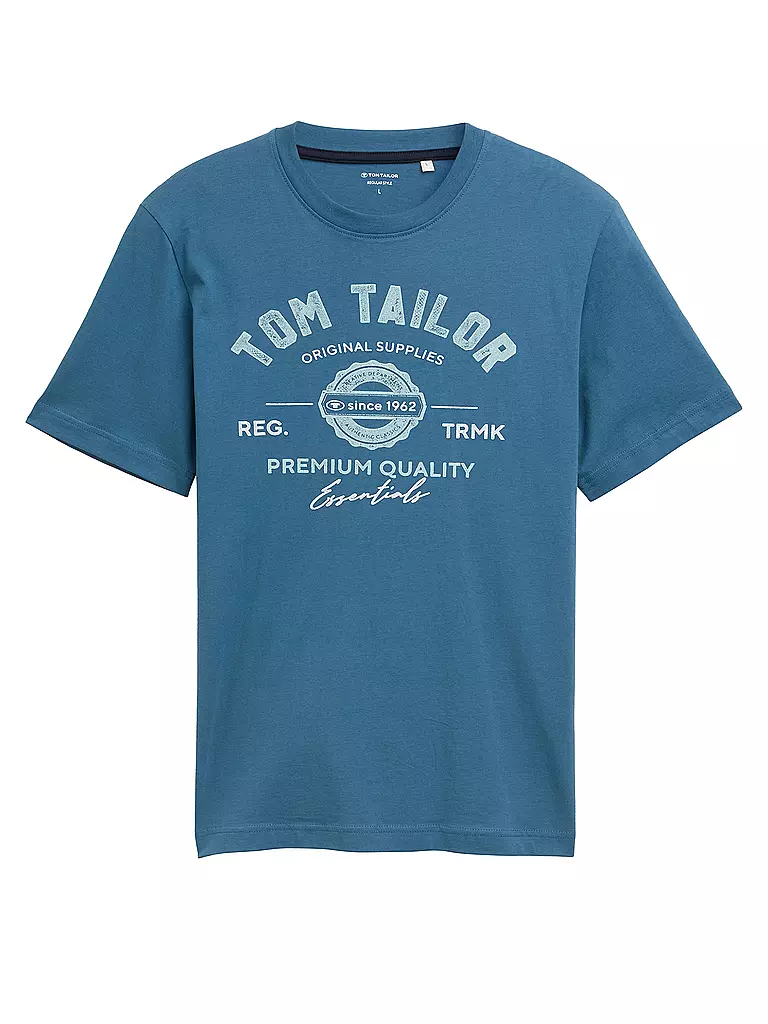 TOM TAILOR | T-Shirt  | blau