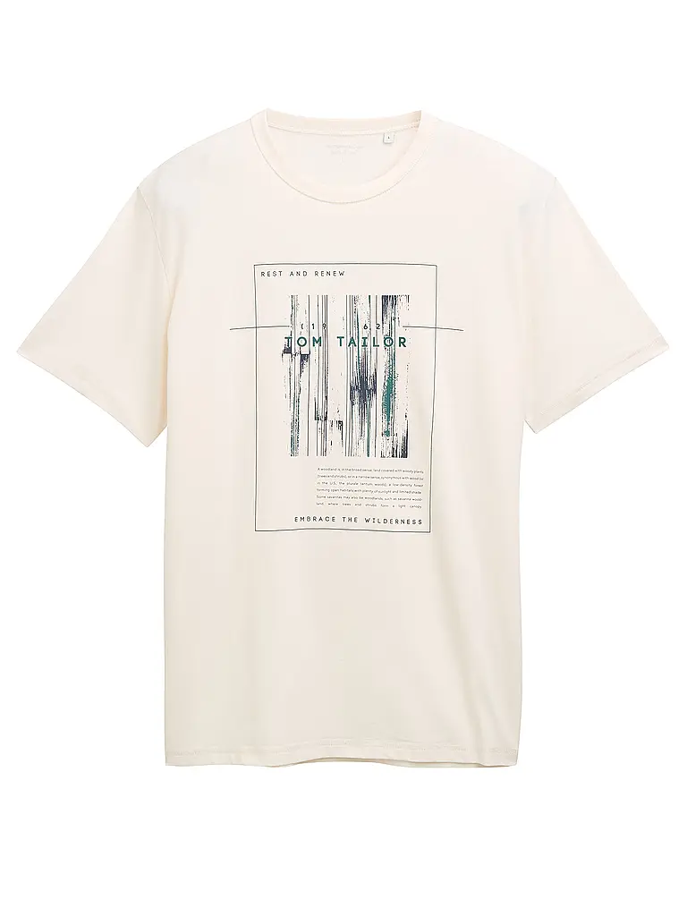 TOM TAILOR | T-Shirt  | weiss