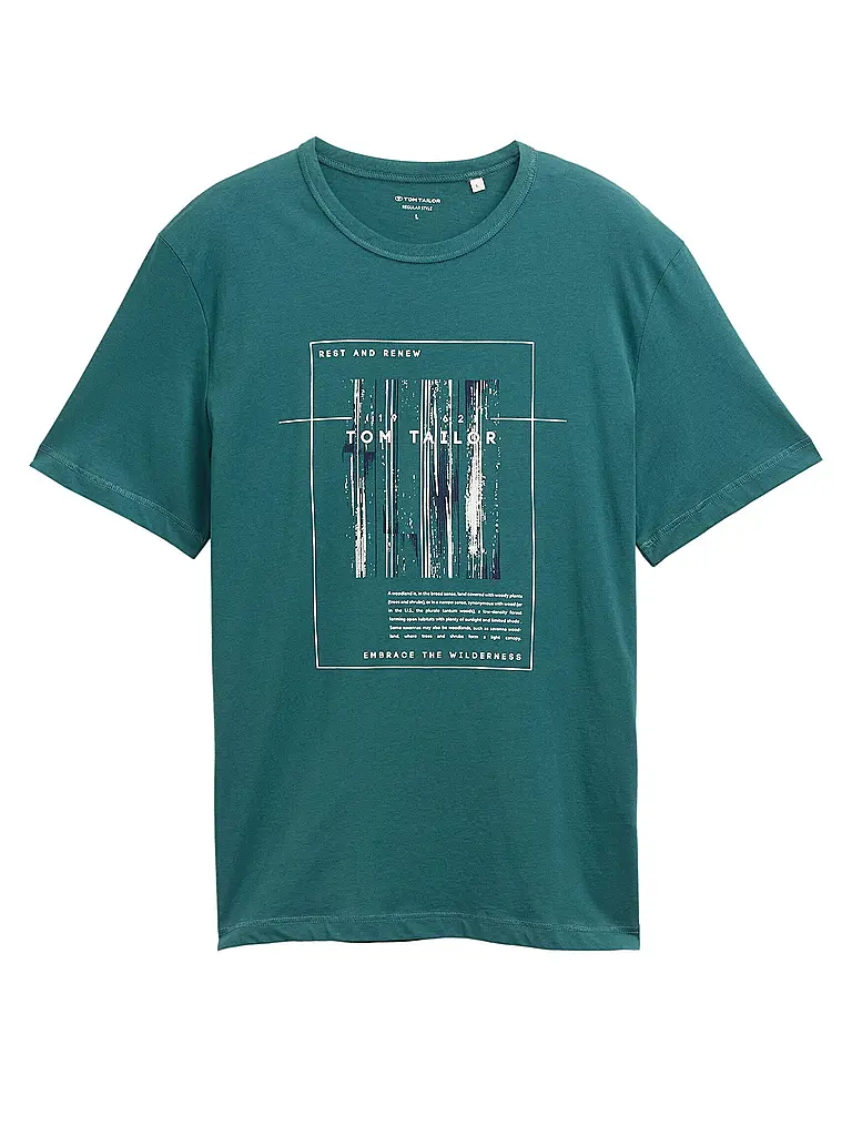 TOM TAILOR | T-Shirt  | petrol